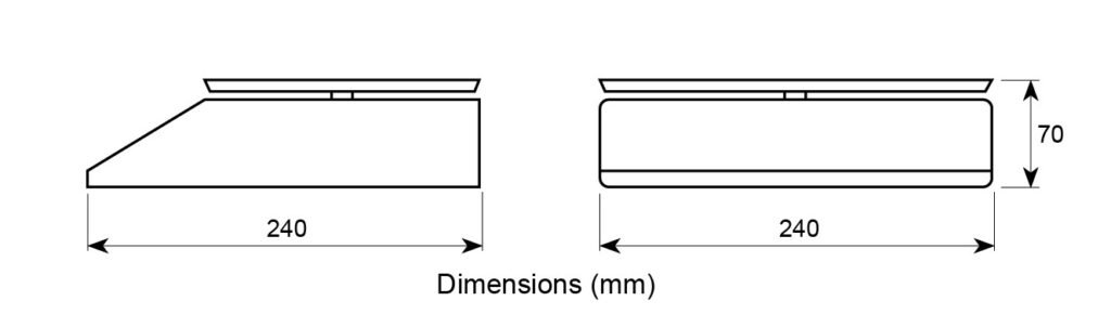 Baxtran SW 10Kg - dimention